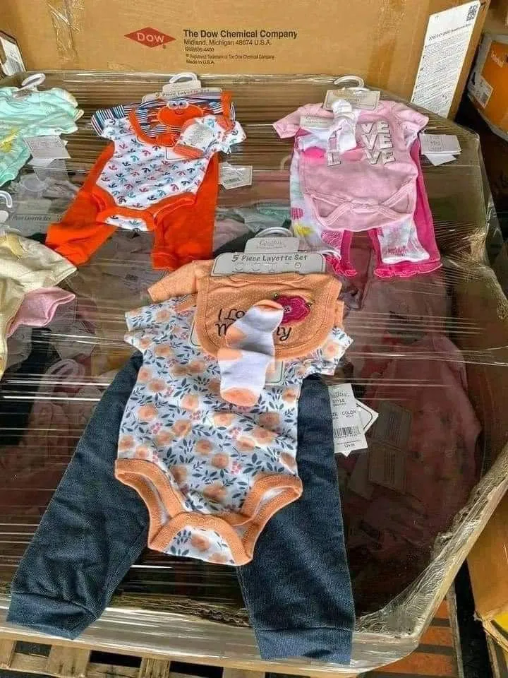 Mixed Babies and Toddlers Clothing Pallet – 600 Stylish Pieces